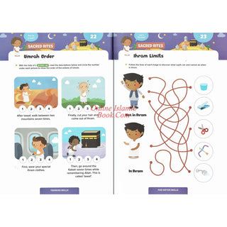 Hajj & Umrah Activity Book (Little Kids) Age 5 +