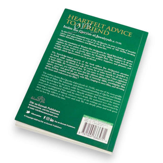 Heartfelt Advice To A Friend By Imam ibn Qayyim al-jawziyyah,ISBN: 9781904336471