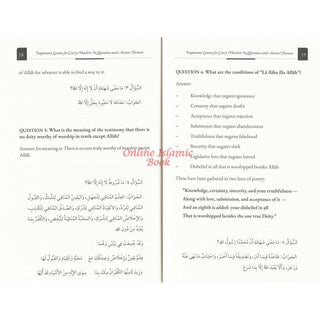 Important Lessons for Every Muslim in Question and Answer Format
