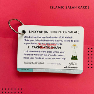 Islamic Salah Cards How to Perform Salah Step by Step Guide