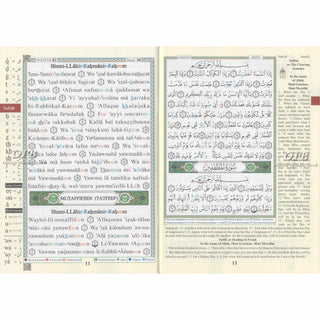 Juz Amma (Part 30 Only) Tajweed Quran Arabic and English with Roman Transliteration