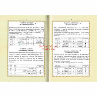 Juzu Amma With Color Coded Tajweed Rules In English (Persian/Asian/Pakistani/Indian Script)
ISBN: 9788190340387