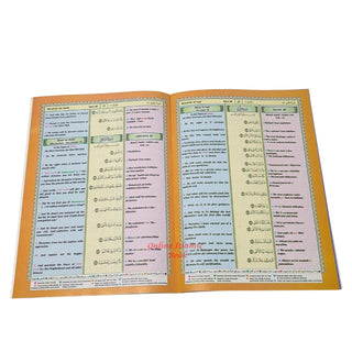 The Noble Quran Juz Amma With Tajweed (Part 30 Only) Transliteration in Roman Script&nbsp;