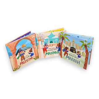 Kids 3 Part Book Set – Adventures in Makkah, Madinah & Palestine
ISBN: 9781068781810