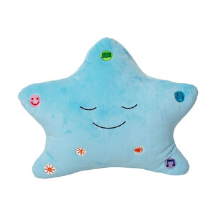 MY Dua Pillow with Light & Sound by Desi doll, Gift for Muslim Children (Blue Color)