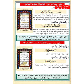 Miraculous Dual Verses in Quranic Pages (Arabic Only)