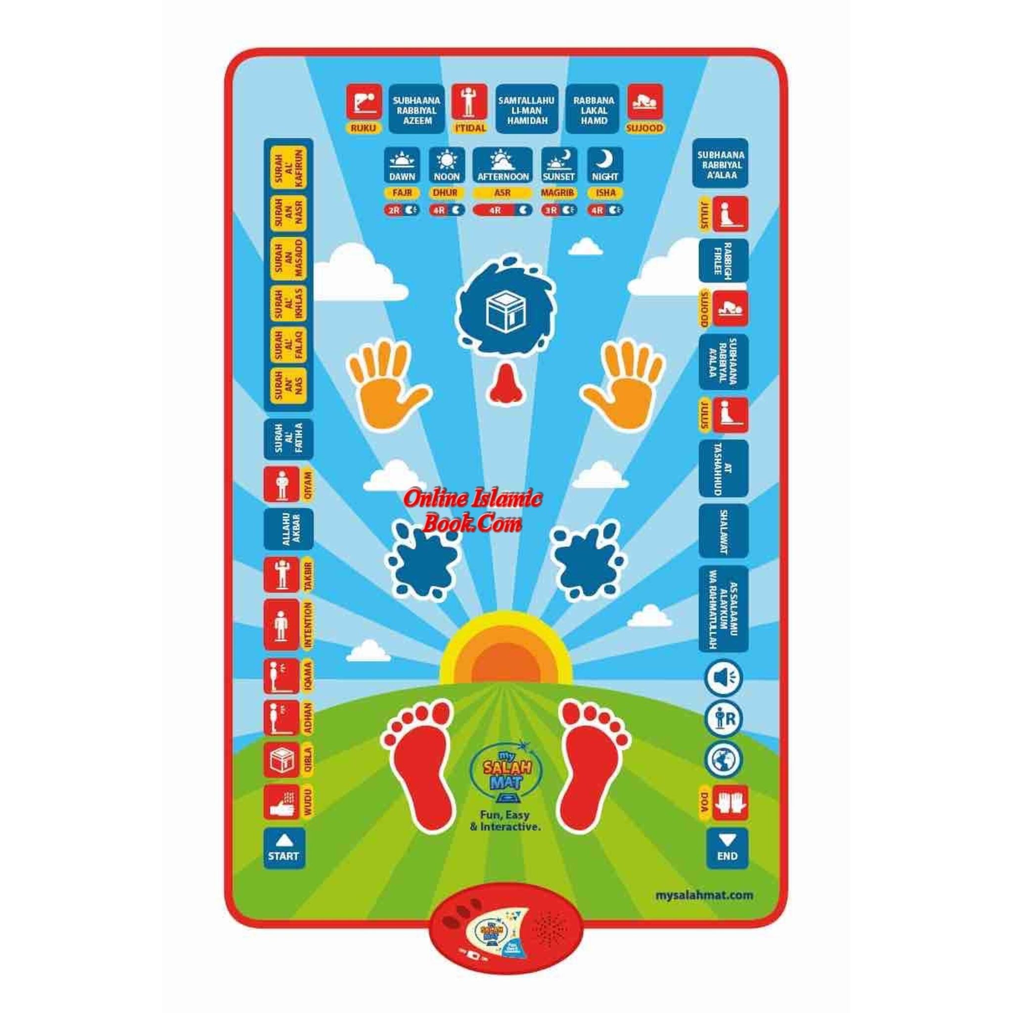 Interactive Learning Mat Logo Interactive Educational Prayer Mat for Children – Sound Guided Learnin ...