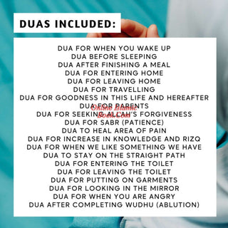 Daily Dua Cards, Islamic Flash Cards for Muslim Children