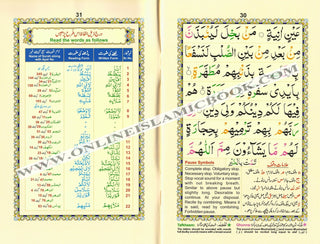 Noorani Qaaidah with Urdu and English Notes (Tajweedi),Ref 270