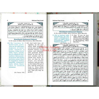 Pakistani Panj Surah with Roman Translation & Transliteration