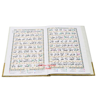 30 Parts Parah Set Holy Quran Color coded Tajweed Rules With Urdu Translation-Ref 9DH-9 Lines