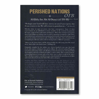 Perished Nations , Book of Penalties By Al-Hafiz Ibn Abi Al-Dunya,ISBN:9781904336716