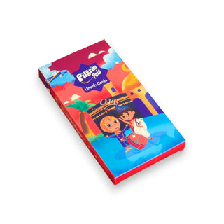 Kids Umrah Guide Cards – Waterproof Step-by-Step Duas Set