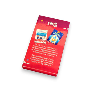 Kids Umrah Guide Cards – Waterproof Step-by-Step Duas Set