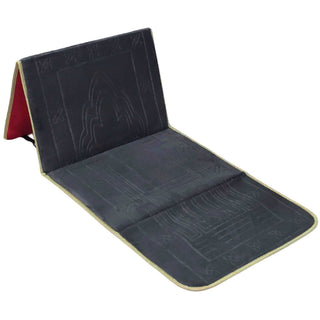 Prayer Rug with Back Support Foldable Meditation Floor Chair