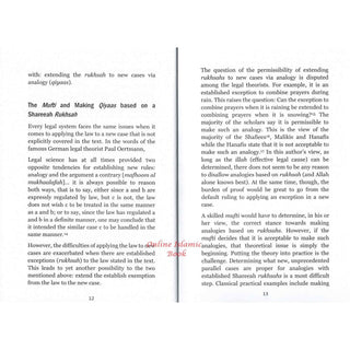 Principles of Fatwaa-Making Easiest Opinions Madhhab-Combining and Anomalies