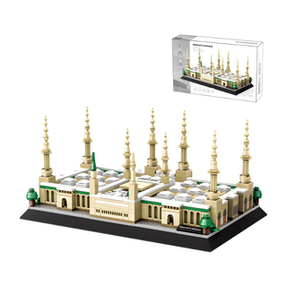 Prophet's Mosque, Medina, Architecture Model to Assemble with Building Blocks