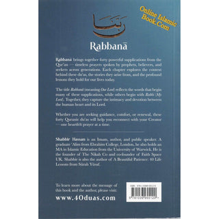 Rabbana - 40 Life Changing Quranic Duas by Shabbir Hassan
ISBN:9781036955120
