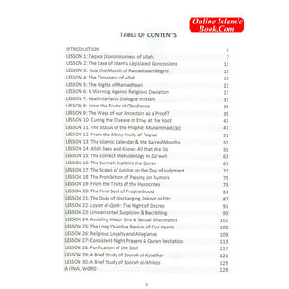 Ramadhaan Lessons : From the Noble Quran and Authentic Sunnah (Volume 1) By Moosaa Richardson