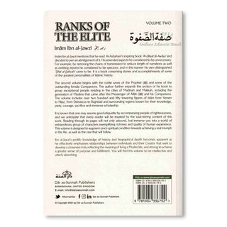 Ranks of the Elite - Volume Two by Imam Ibn Jawzi,ISBN: 9781904336792