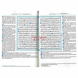 Saheeh International Quran( Arabic Text with English Meanings) Medium Hard cover