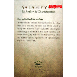 Salafiyyah Its Reality & Characteristics By Shaykh Saalih al-Fawzan