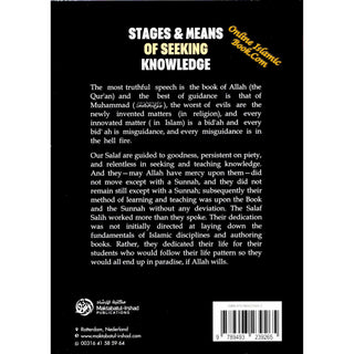 Stages and Means of Seeking Knowledge 9789493239265