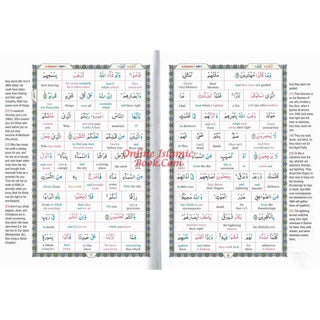 Study The Noble Quran Word-for-Word (Full Color 3 Vol. Set) By Dr. Muhsin Khan; Dr. Taqi-ud-Din Al-Hilali
ISBN: 9786035001472