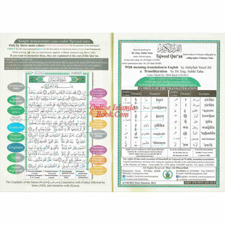 Tajweed Qur'an (Juz' Tabarak, With Meaning Translation in English and Transliteration) Part 29