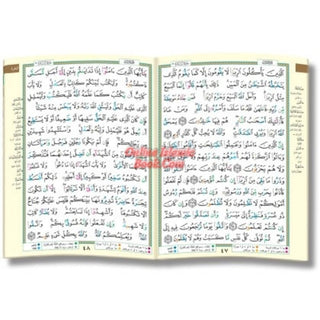 Tajweed Quran Colour Coded 6 Parts ( Pocket Version )