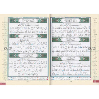 Tajweed Quran Colour Coded in 4 Parts ,Whole Quran, 9789933573744