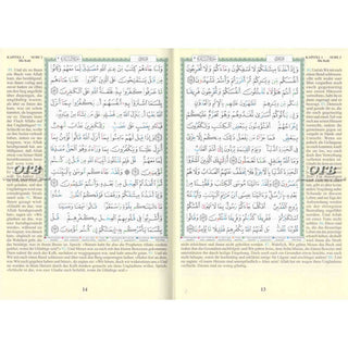 Tajweed Quran in German Translation and Transliteration