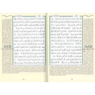 Tajweed Quran in German Translation and Transliteration