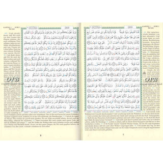 Tajweed Quran in German Translation and Transliteration