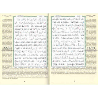 Tajweed Quran in German Translation and Transliteration