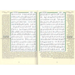 Tajweed Quran in German Translation and Transliteration