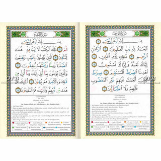 Tajweed Quran in German Translation and Transliteration
