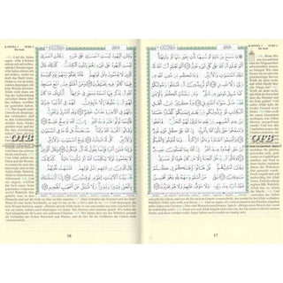 Tajweed Quran in German Translation and Transliteration