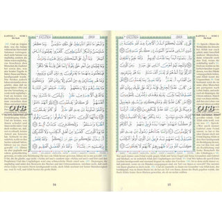 Tajweed Quran in German Translation and Transliteration