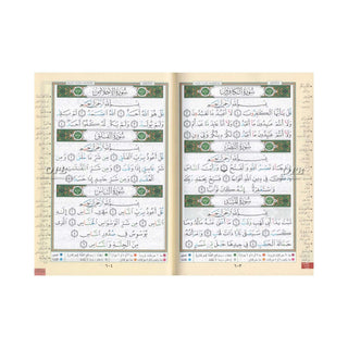 Tajweed Quran Flexible Cover Hafs Narration Medium Size (Colors May Vary) (Arabic Edition)