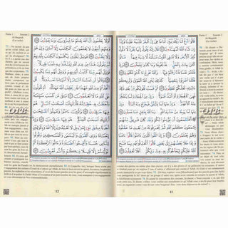 Tajweed Quran in French Translation (Coran Al-Tajwid) Avec Traduction Des Sens En Francais-978-9933-423-35-3