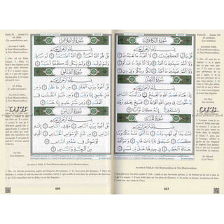Tajweed Quran in French Translation (Coran Al-Tajwid) Avec Traduction Des Sens En Francais-978-9933-423-35-3