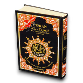 Tajweed Quran in French Translation (Coran Al-Tajwid) Avec Traduction Des Sens En Francais-978-9933-423-35-3