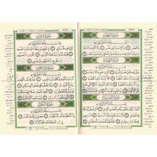 Tajweed Quran in Velvet Cover with Word Meanings & Index