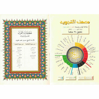 Tajweed Quran in Velvet Cover with Word Meanings & Index