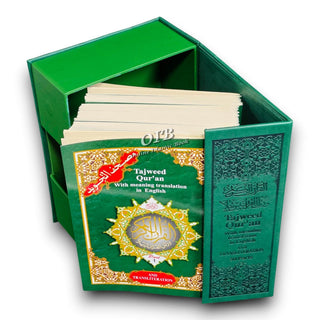Tajweed Quran 30 Parts Set with English Translation and Transliteration By Abdullah Yusuf Ali - 978-9933-458-46-1
ISBN: 9789933458461