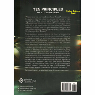 Ten Principles on Al-Istiqaamah By Shaykh Abdur Razzaaq Bin 'Abdil-Muhsin 9781467518864