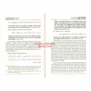 The Explanation of Imam An-Nawawi's 40 Hadith hardcover book by Shaykh Saalih Al-Fawzaan with ornate cover design