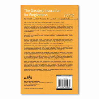 The Greatest Invocation for Forgiveness By Sheikh Abdul Razzaq,ISBN: 9781904336235