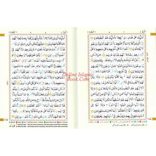 The Holy Quran Colour Coded Tajweed Rules with Colour Coded Manzils (Large Size) Kaaba Cover,15 Lines, Ref 126-CC
ISBN: 9789351691129